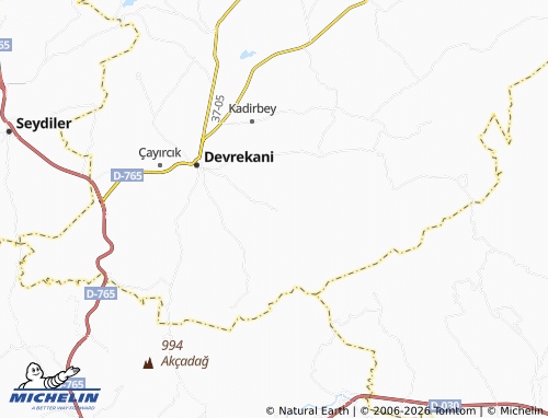 Kaart MICHELIN Örenbaşı - ViaMichelin