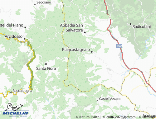 MICHELIN Tre Case map - ViaMichelin