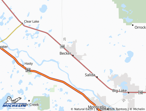 Mapa MICHELIN Becker - ViaMichelin