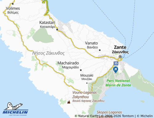 MICHELIN Fiolitis map - ViaMichelin