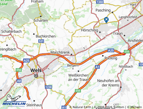 MICHELIN Marchtrenk map - ViaMichelin