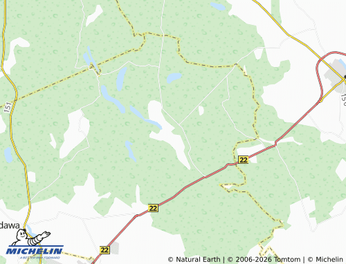 MICHELIN-Landkarte Santoczno - ViaMichelin