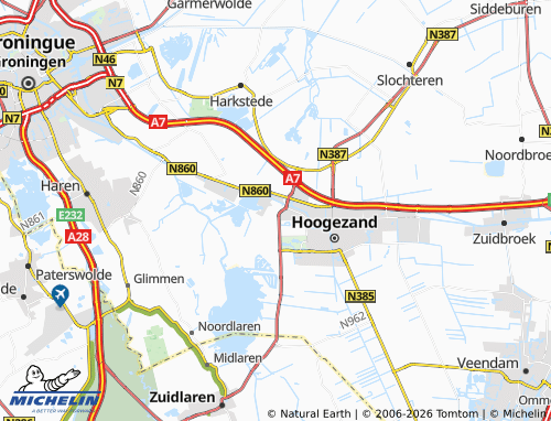 Kaart MICHELIN Foxhol - ViaMichelin