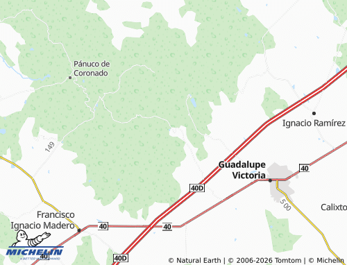 MICHELIN José Librado Rivera map - ViaMichelin