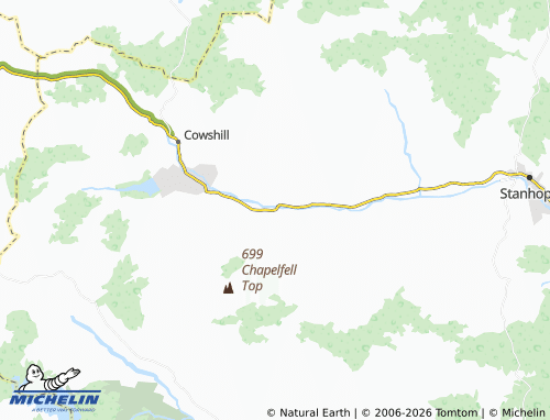 Carte MICHELIN Daddry Shield - ViaMichelin