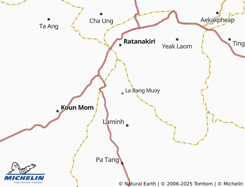 MICHELIN La Bang Muoy map - ViaMichelin