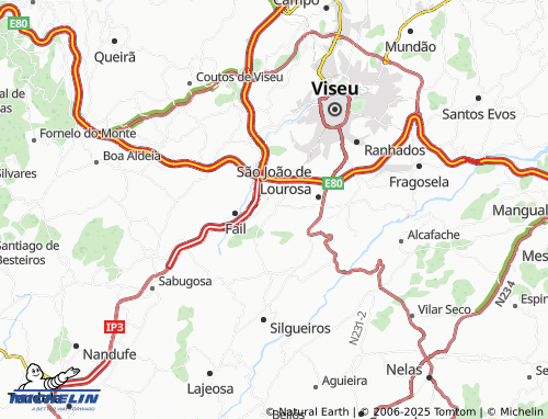 Carte MICHELIN Vila Chã de Sá - ViaMichelin