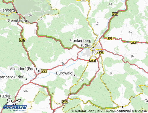 MICHELIN Röddenau map - ViaMichelin