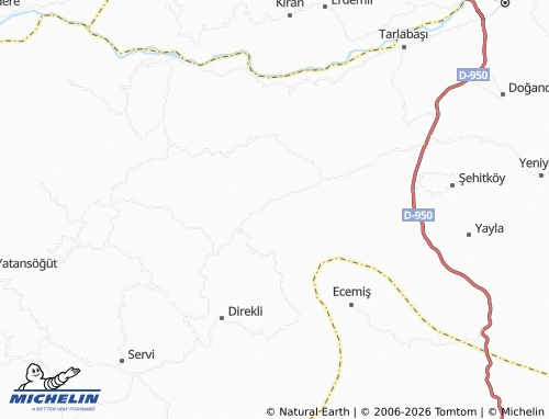 Mappa MICHELIN Üçgül - ViaMichelin