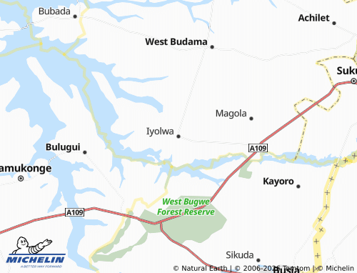 Mappa MICHELIN Iyolwa - ViaMichelin