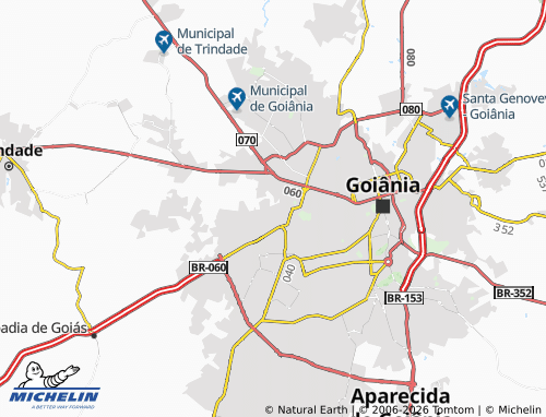 Mappa MICHELIN Goiá 2 Complemento - ViaMichelin