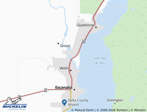 Mappa MICHELIN Larch - ViaMichelin