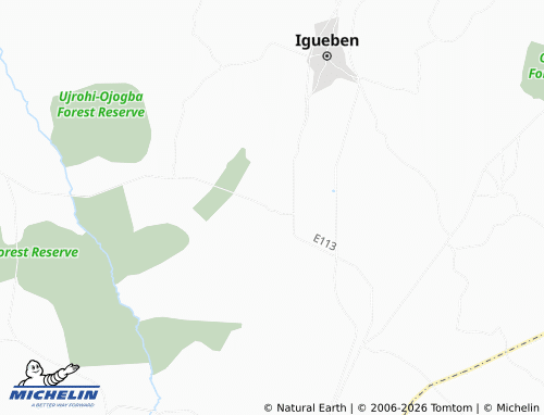 MICHELIN-Landkarte Ogwa - ViaMichelin