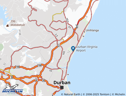 Mapa MICHELIN Red Hill - ViaMichelin