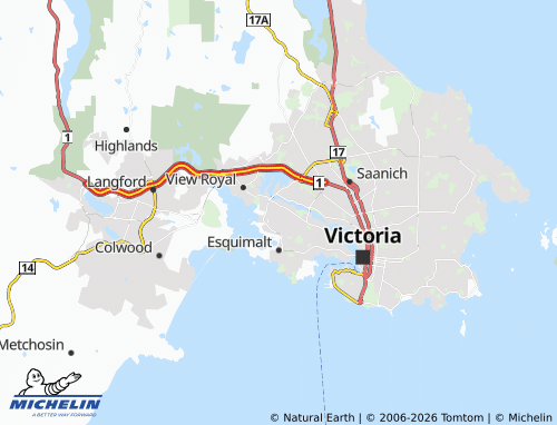 Kaart MICHELIN New Songhees - ViaMichelin