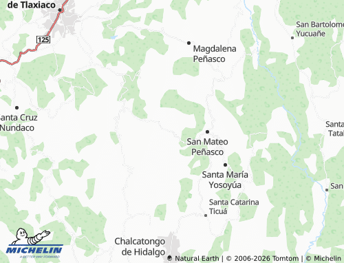 Mappa MICHELIN San Antonio Sinicahua - ViaMichelin