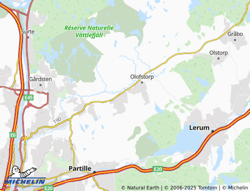 MICHELIN Björsared map - ViaMichelin
