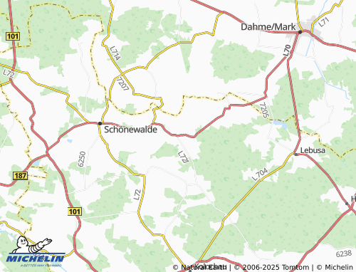 MICHELIN-Landkarte Wiepersdorf - ViaMichelin