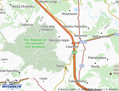 MICHELIN-Landkarte San Lorenzo - ViaMichelin