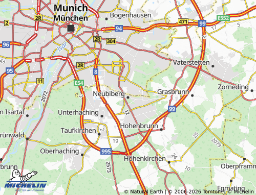 MICHELIN Neubiberg map - ViaMichelin