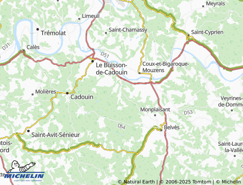 MICHELIN-Landkarte Urval - ViaMichelin