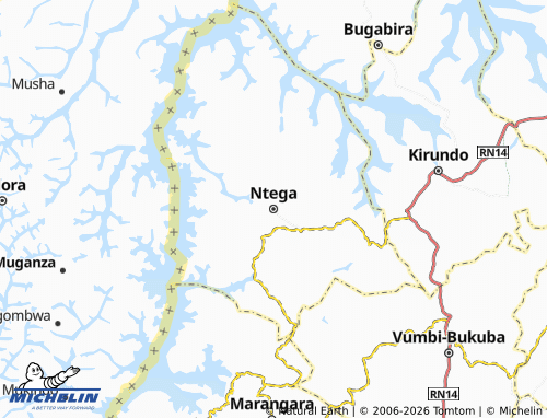 Carte MICHELIN Ntega - ViaMichelin