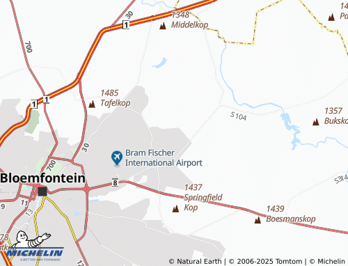 MICHELIN Vallombrosa Agricultural Holdings map - ViaMichelin