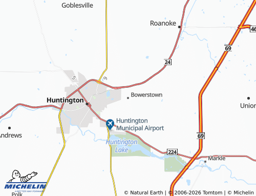 Mappa MICHELIN Bowerstown - ViaMichelin