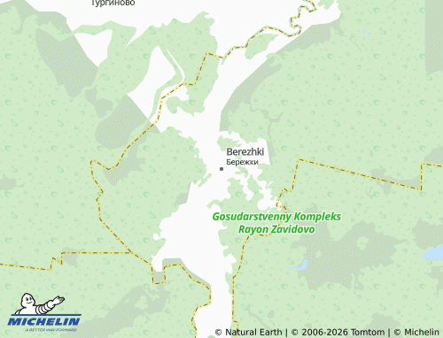 Carte MICHELIN Berezhki - ViaMichelin