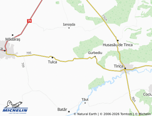 MICHELIN Căuașd map - ViaMichelin