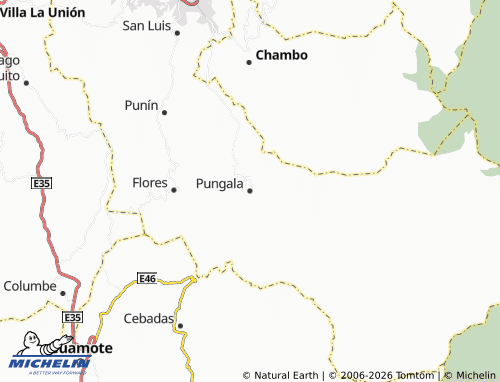 MICHELIN Pungala map - ViaMichelin
