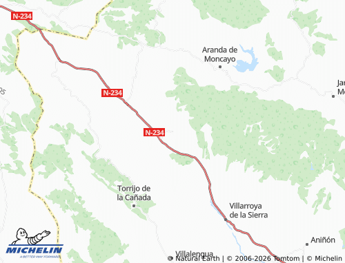 Mappa MICHELIN Clarés de Ribota - ViaMichelin
