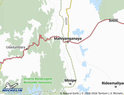 Mappa MICHELIN Bulathwelkandura - ViaMichelin