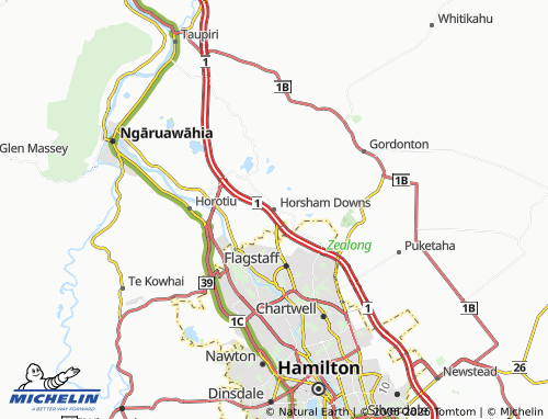 Mapa MICHELIN Horsham Downs - ViaMichelin