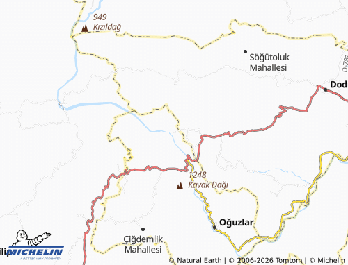 Mappa MICHELIN Derinöz - ViaMichelin