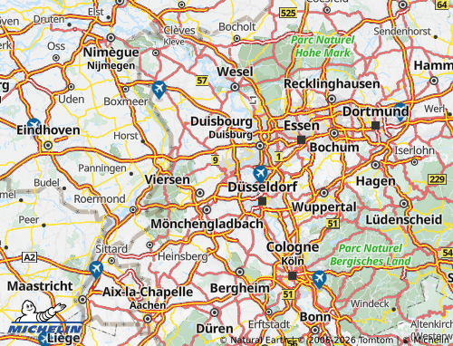 MICHELIN Krefeld map - ViaMichelin