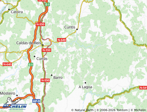 MICHELIN Igrexa-Lamas map - ViaMichelin
