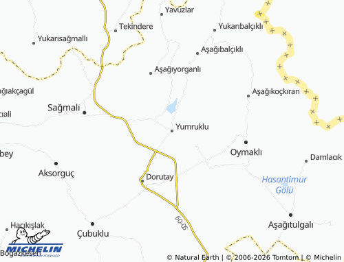 Mappa MICHELIN Yumruklu - ViaMichelin