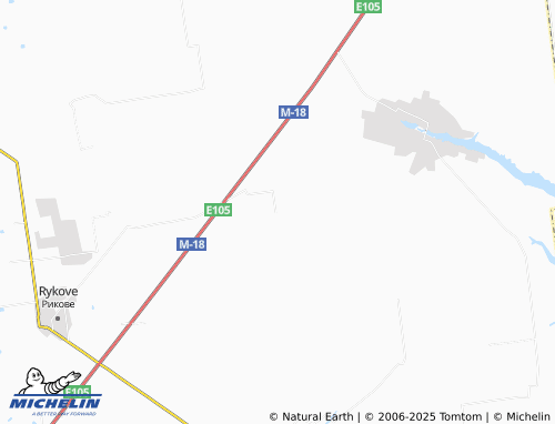 MICHELIN Zelenyi Hai map - ViaMichelin