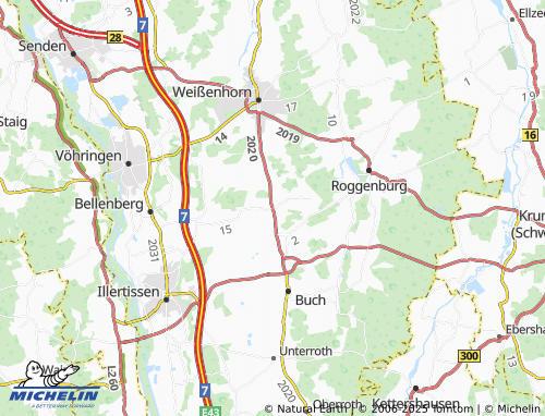 Mapa MICHELIN Gannertshofen - ViaMichelin