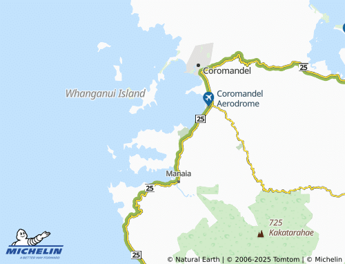 MICHELIN Te Kouma map - ViaMichelin