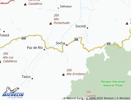 MICHELIN Soraqui map - ViaMichelin