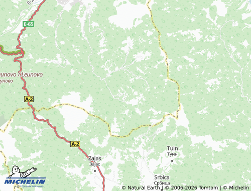 Mapa MICHELIN Padalishte - ViaMichelin
