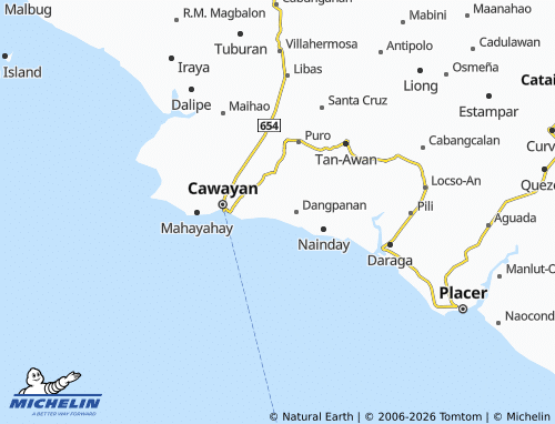 MICHELIN Camayabsan map - ViaMichelin