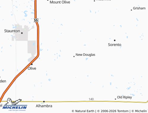Mappa MICHELIN New Douglas - ViaMichelin