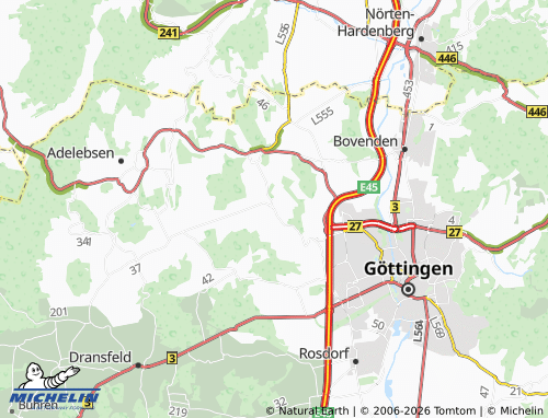 MICHELIN Esebeck map - ViaMichelin