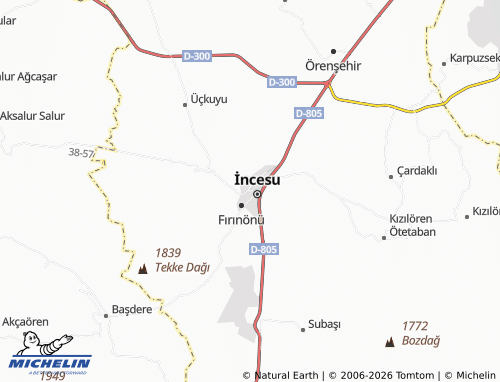MICHELIN Karamustafapaşa map - ViaMichelin