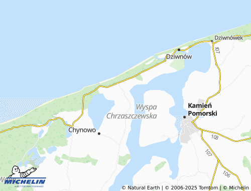 MICHELIN Lewno map - ViaMichelin