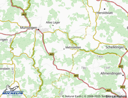 Mappa MICHELIN Mehrstetten - ViaMichelin