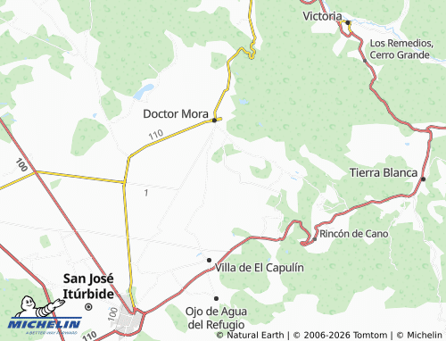 Mappa MICHELIN El Derramadero - ViaMichelin